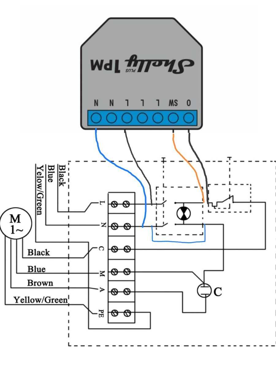 dual pole switch wiring diagram