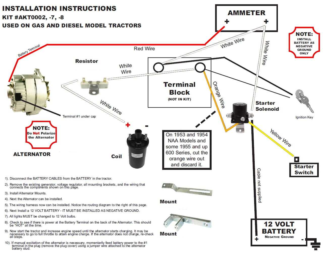 ford 8n 6 to 12 volt conversion wiring diagram