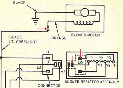 ford blower motor resistor wiring diagram