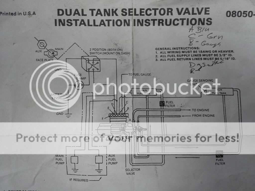 ford fuel tank selector switch wiring diagram