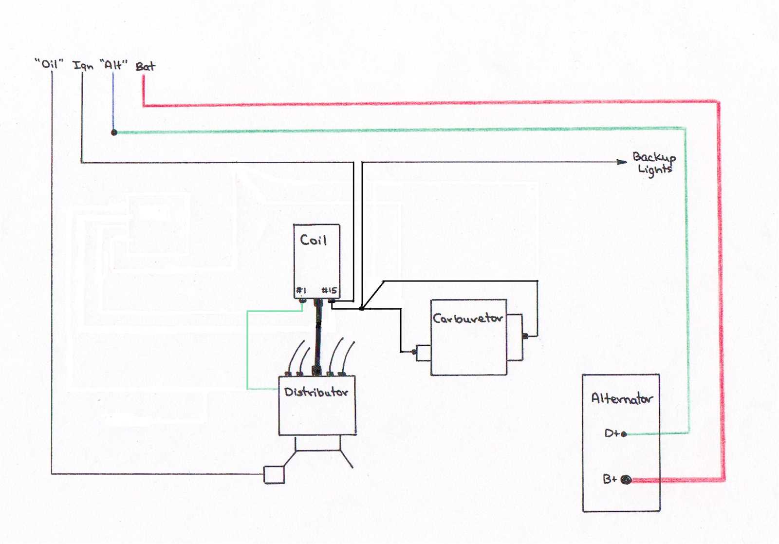 ford one wire alternator wiring diagram