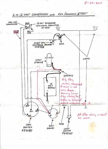 ford tractor ignition switch wiring diagram