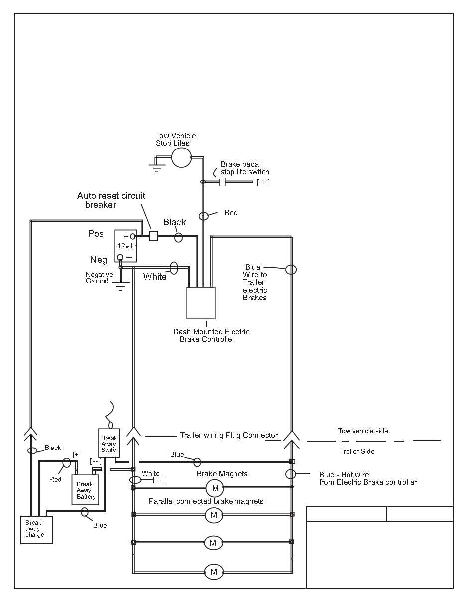 trailer electric brake wiring diagram