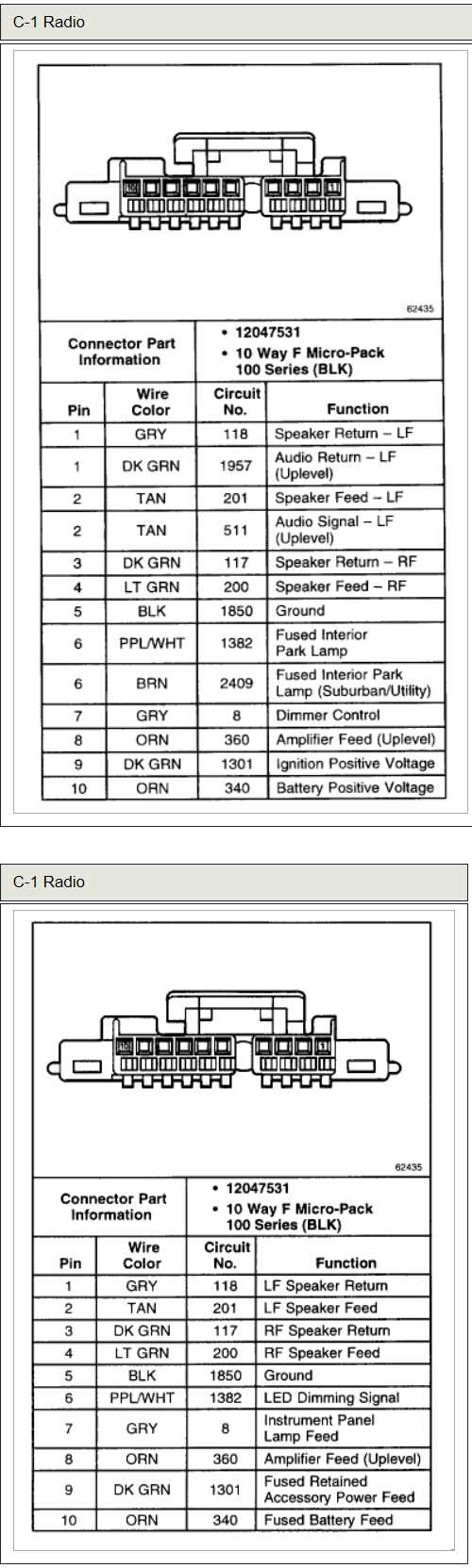 03 silverado stereo wiring diagram