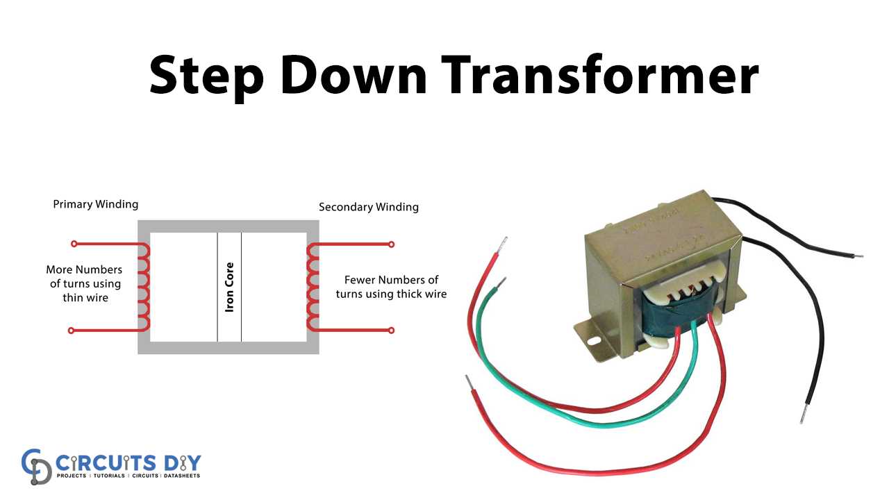 step down transformer wiring diagram