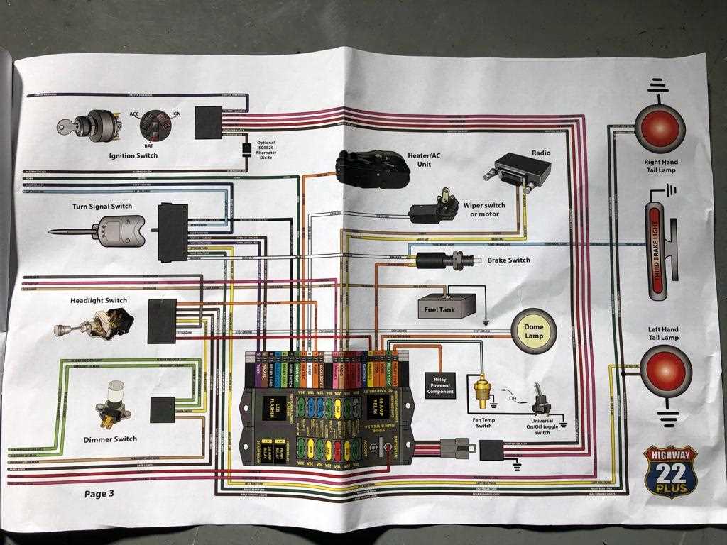 american autowire wiring diagram