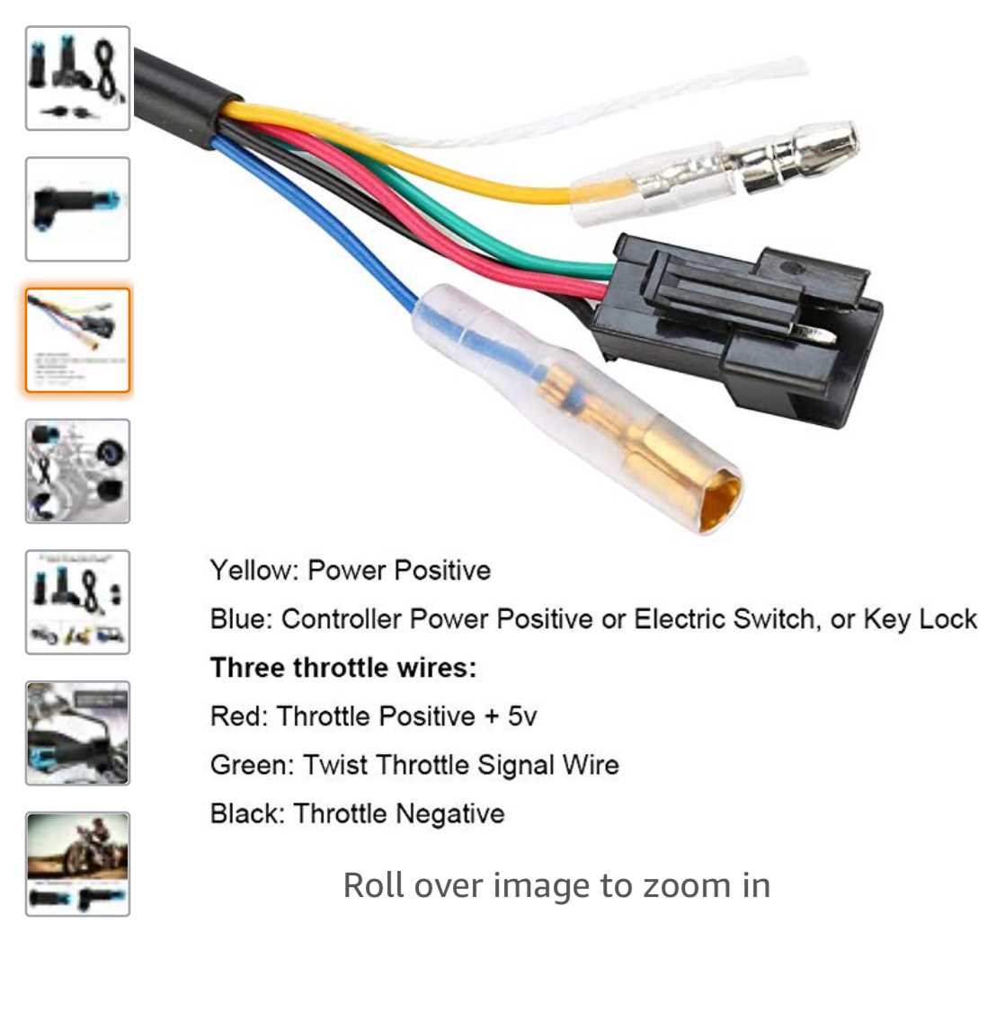 thumb throttle e bike throttle wiring diagram