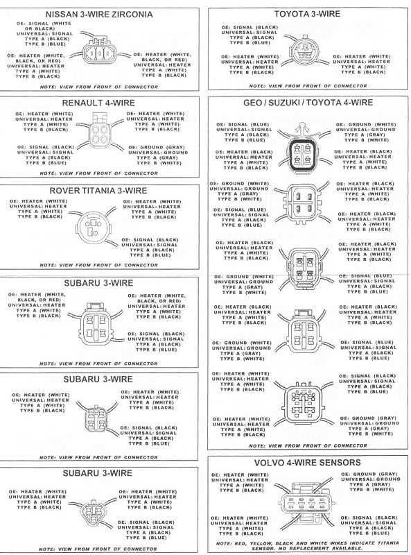 toyota oxygen sensor wiring diagram