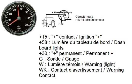 vdo tachometer wiring diagram