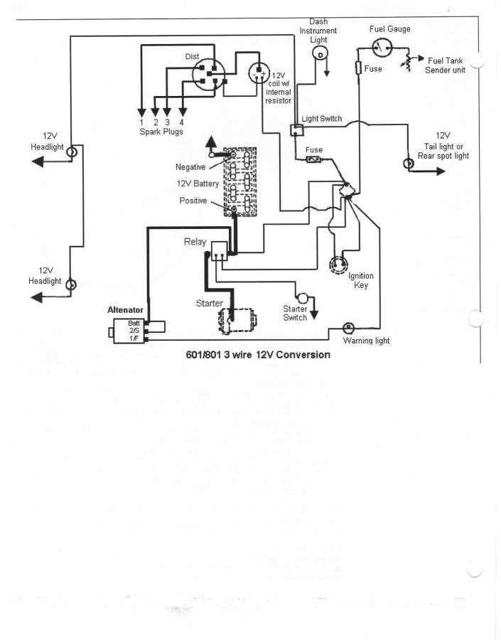 ford 8n wiring diagram 12 volt