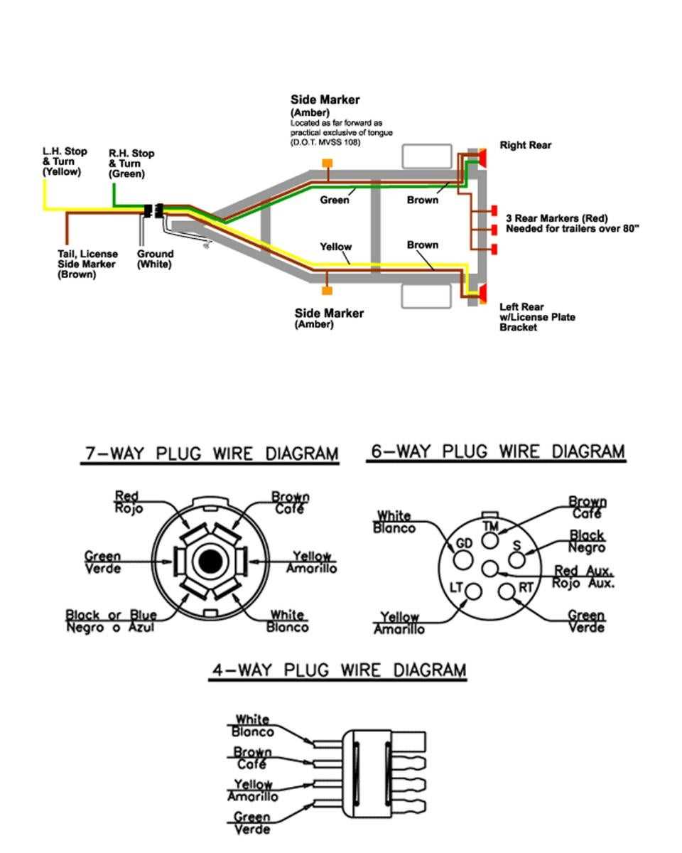 trailer plug wiring diagram 6 pin