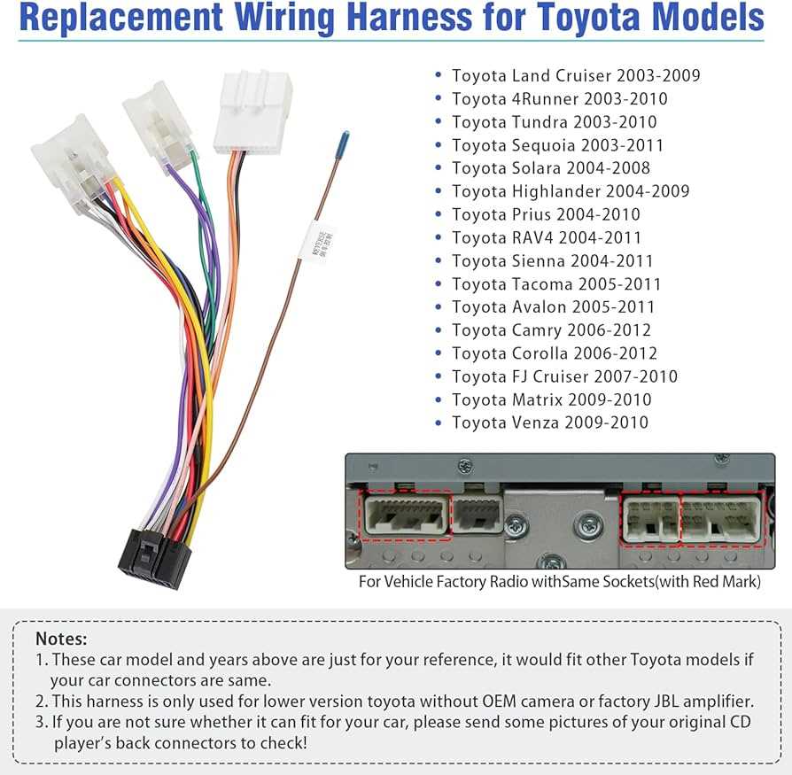 toyota tacoma stereo wiring diagram