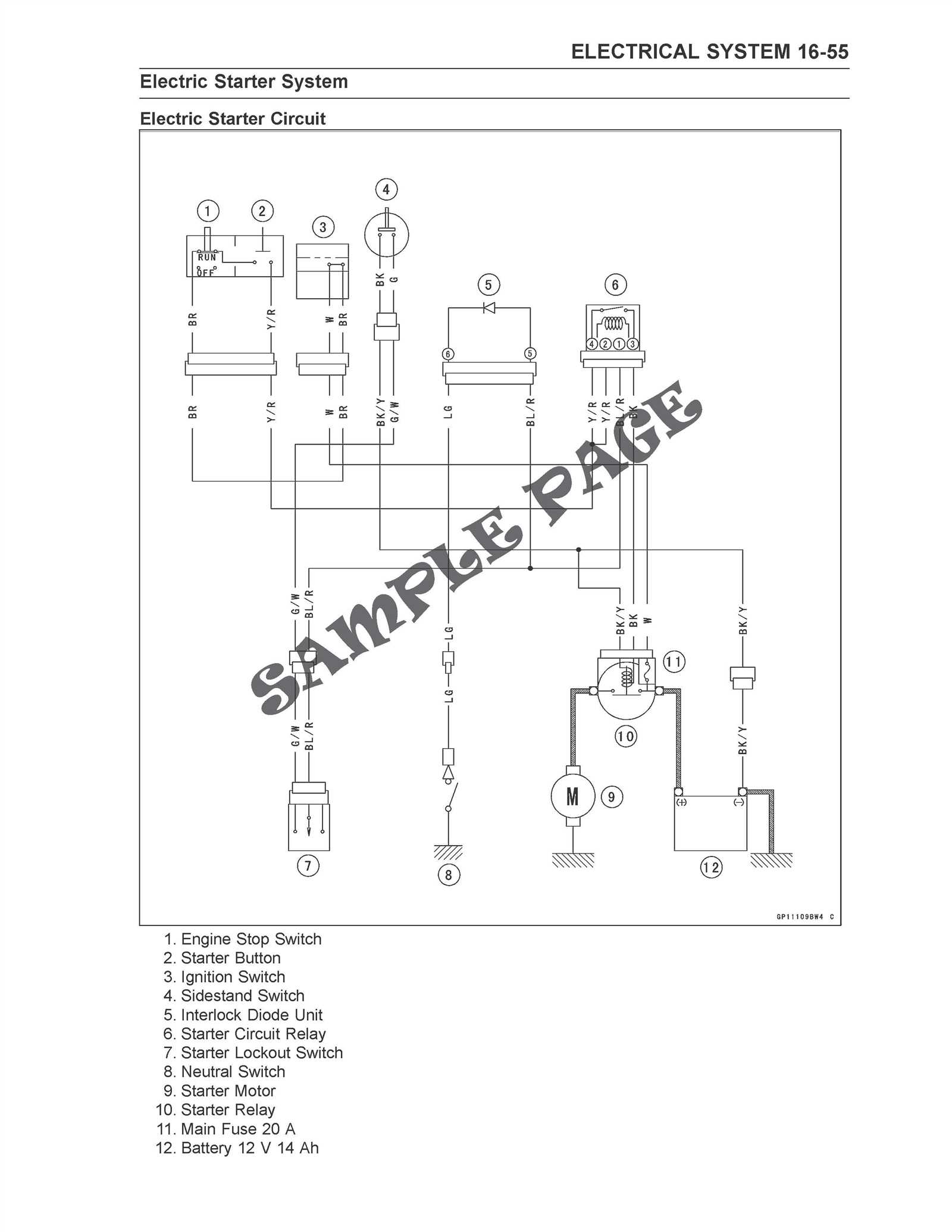 kawasaki klr 650 wiring diagram