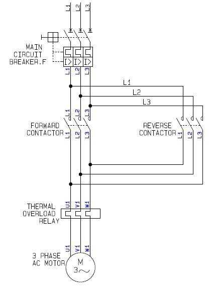 reversing single phase motor wiring diagram