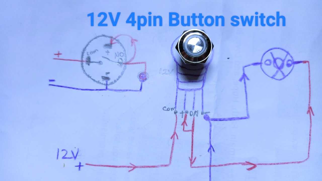 4 pin momentary switch wiring diagram