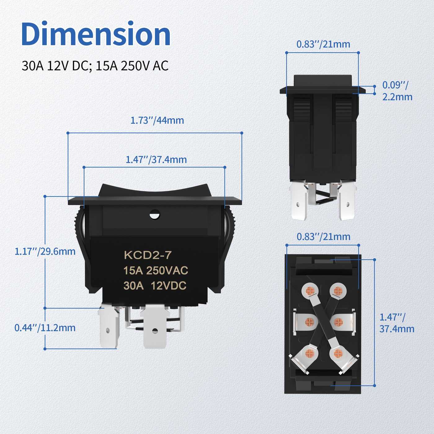 12v 4 pin rocker switch wiring diagram