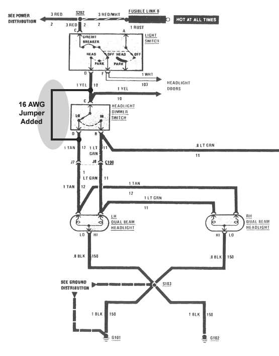 1984 chevy g10 headlight switch wiring diagram