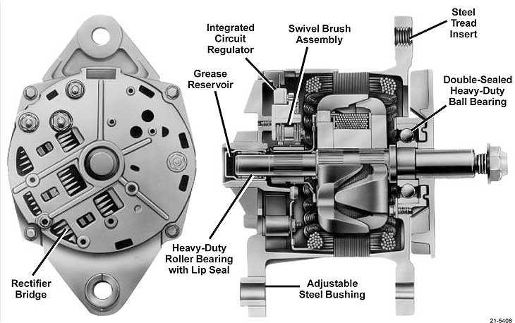 wiring diagram for delco remy alternator