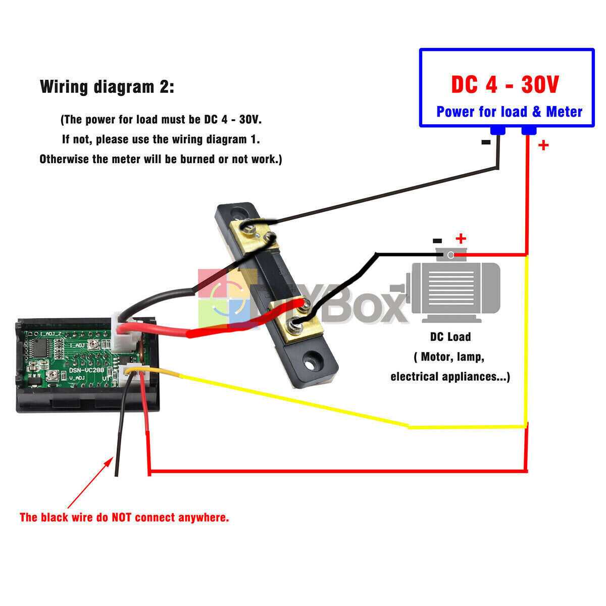 wiring diagram for amp meter