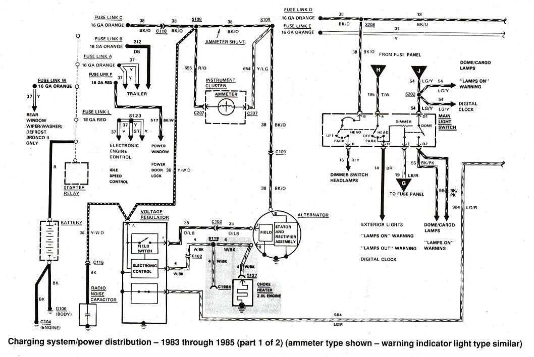 1993 ford ranger radio wiring diagram