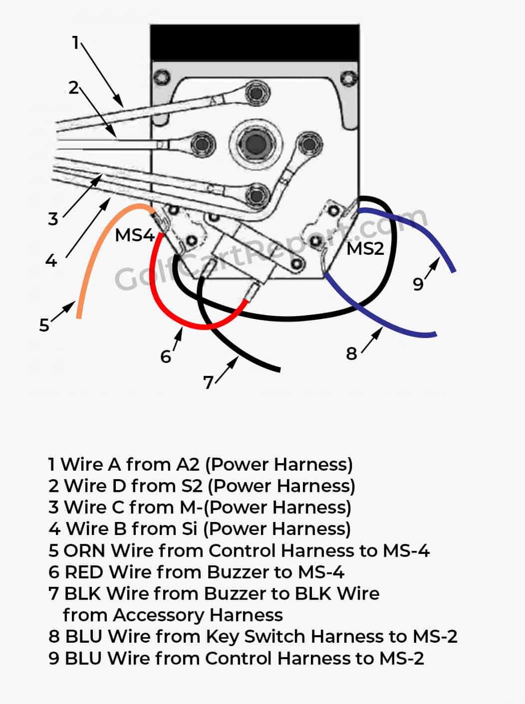 48 volt club car forward reverse switch wiring diagram