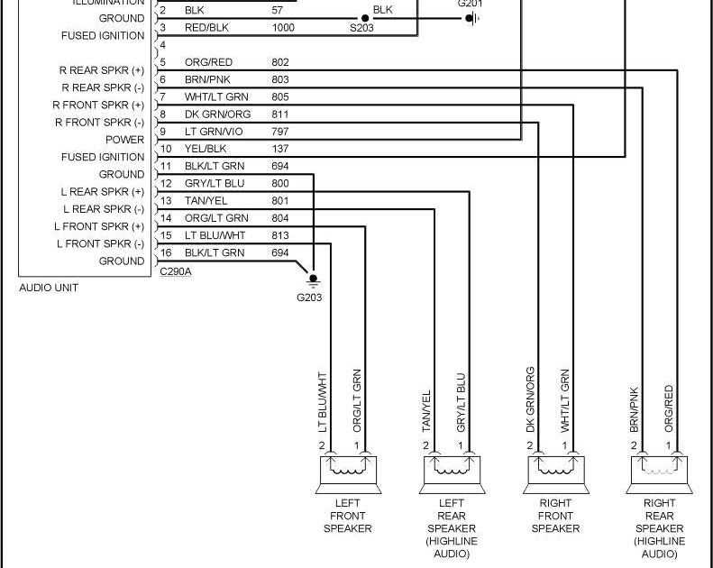 ford ranger wiring diagram radio