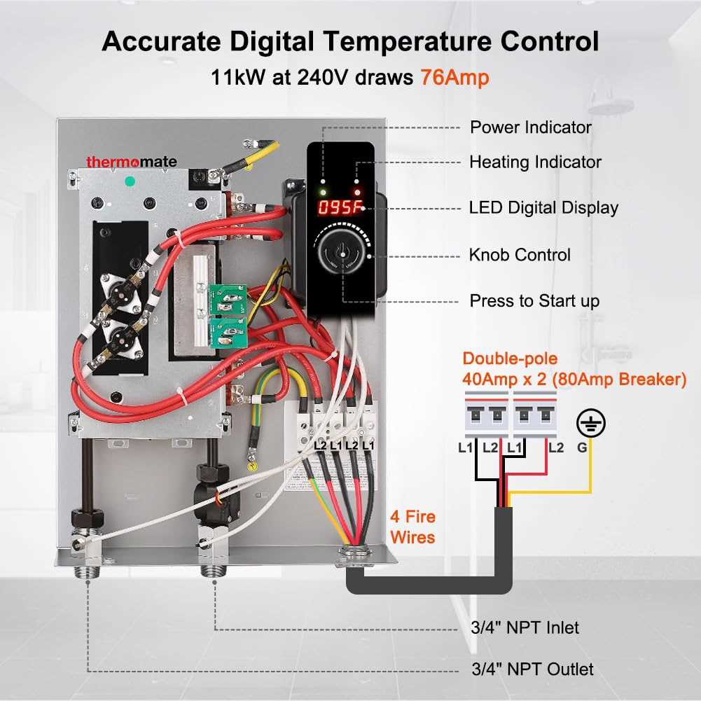 wiring diagram for a water heater