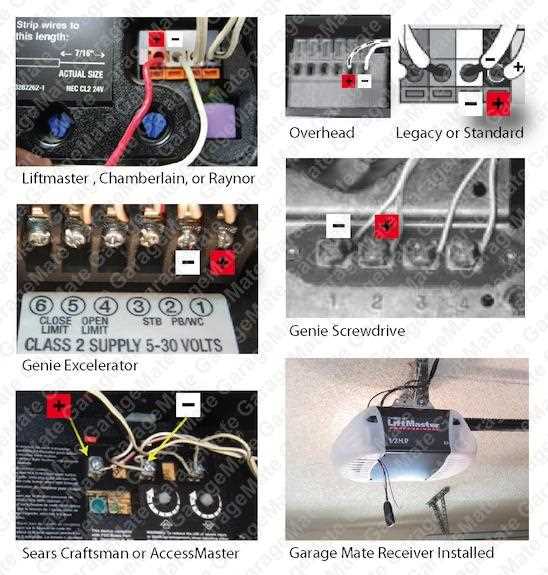 3 button garage door opener wiring diagram