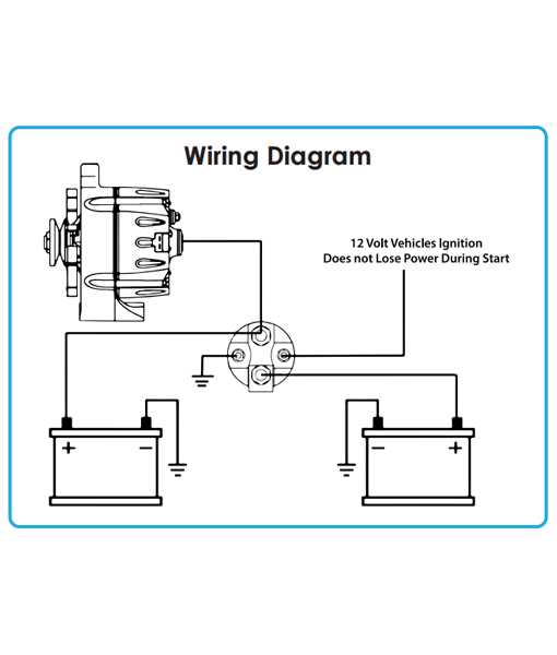 wiring diagram for battery isolator