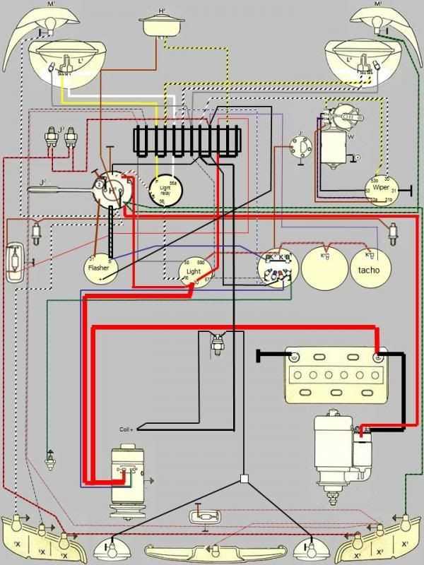 vw type 1 wiring diagram