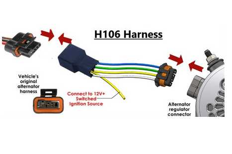 gm 4 pin alternator wiring diagram