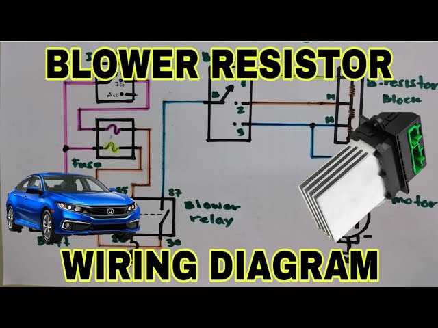 blower motor resistor wiring diagram