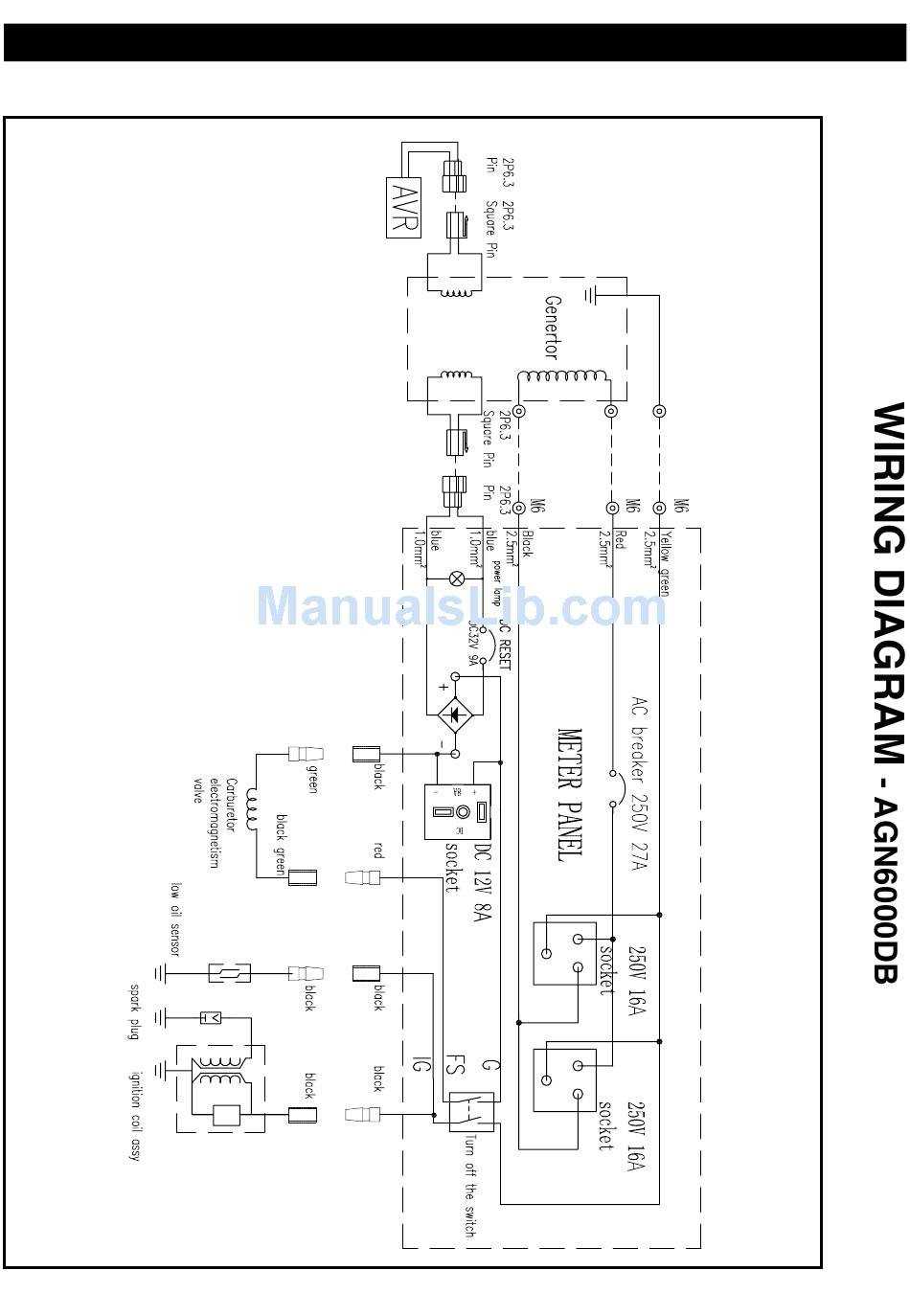 generator diagram wiring