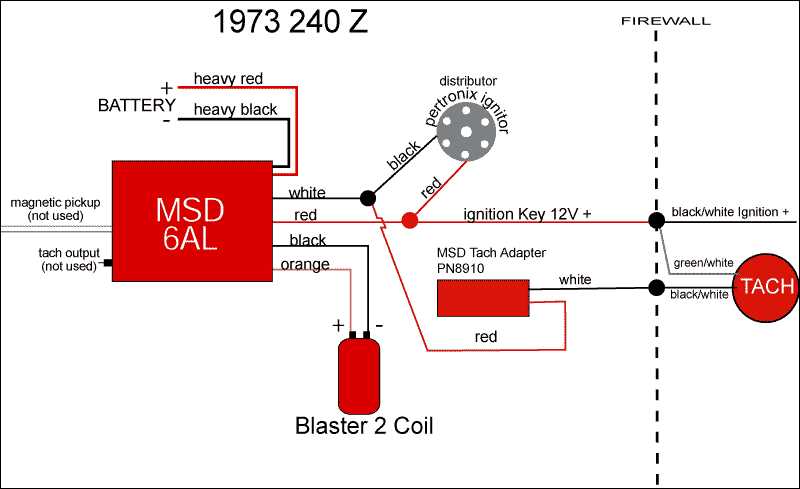 msd 2 wire distributor wiring diagram