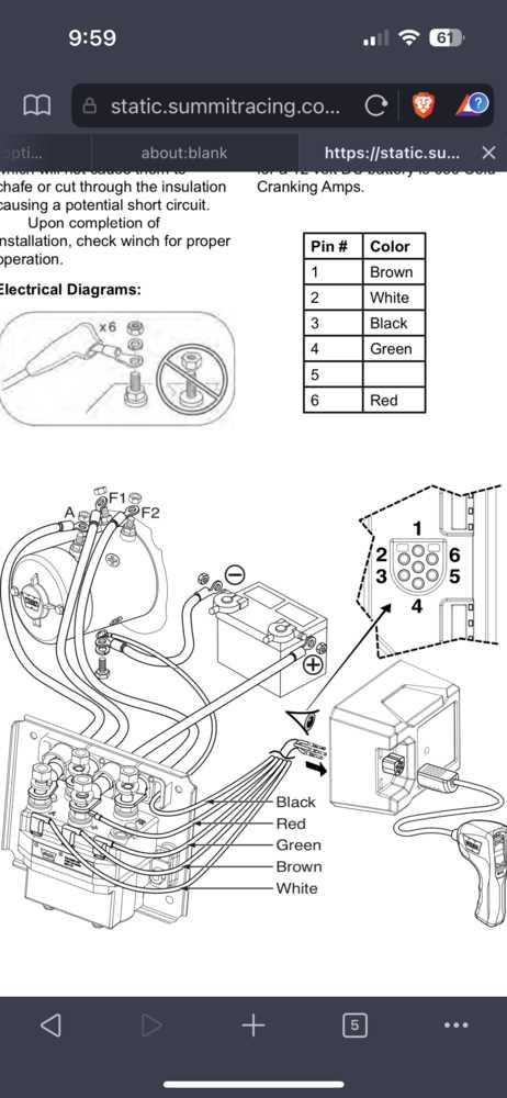 winch switch wiring diagram