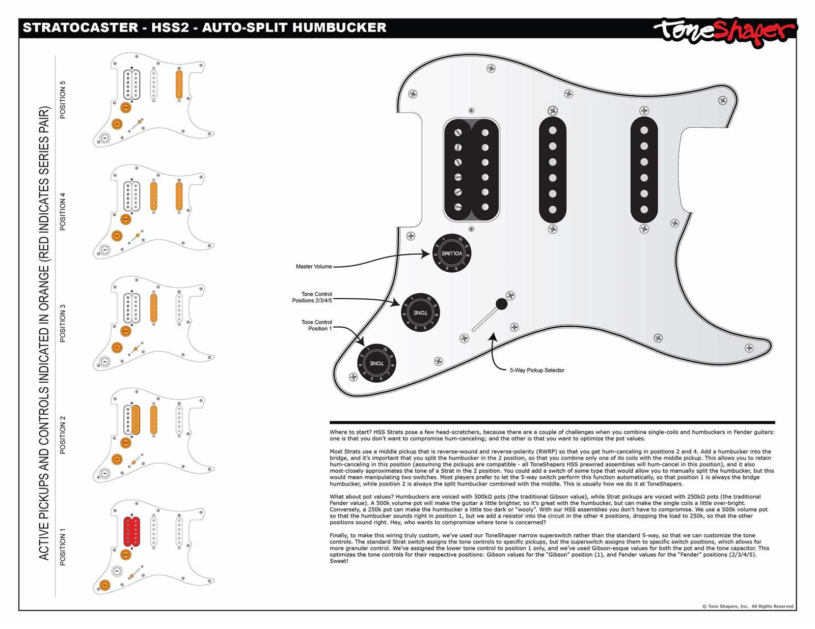 stratocaster hss wiring diagram