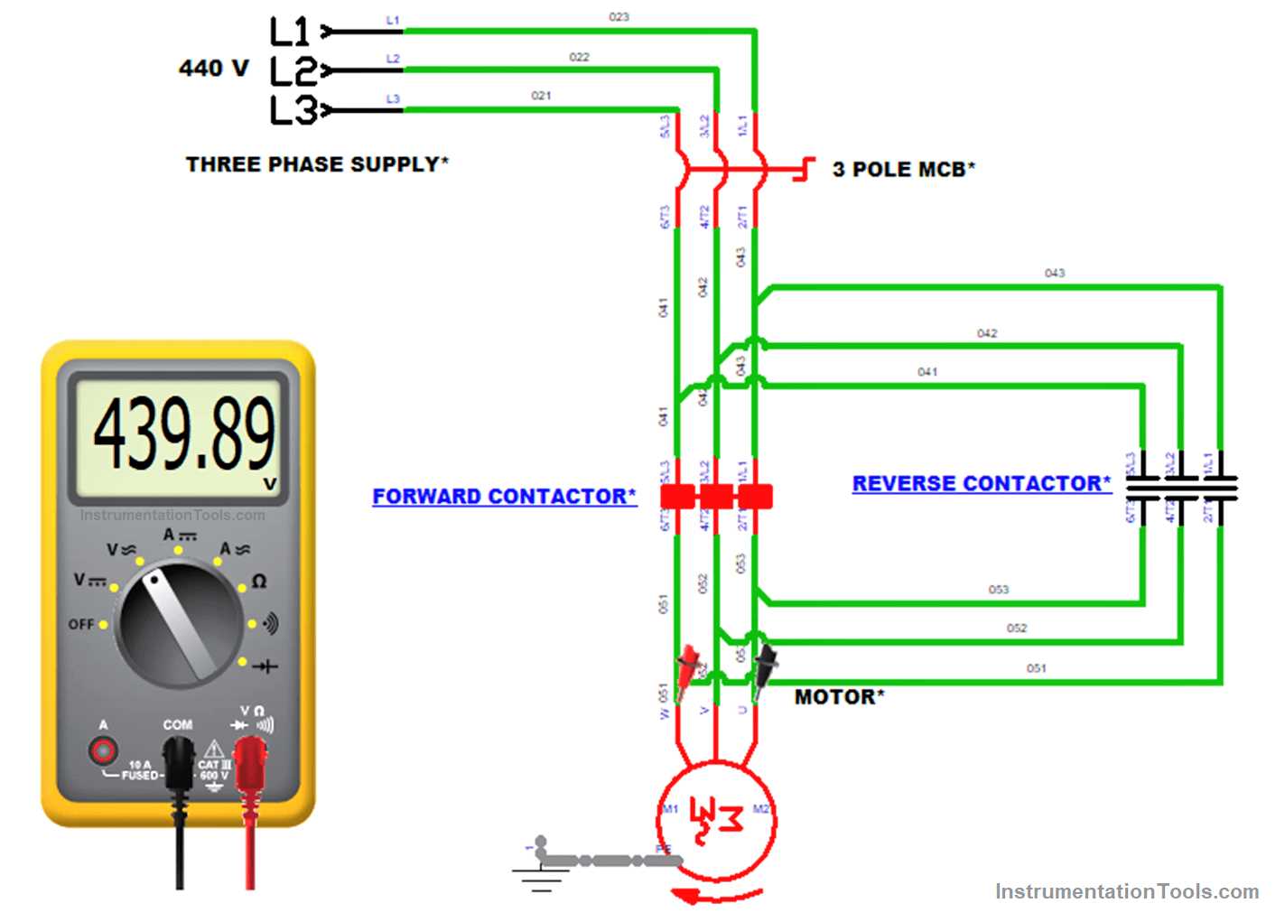 3 phase electric hoist wiring diagram