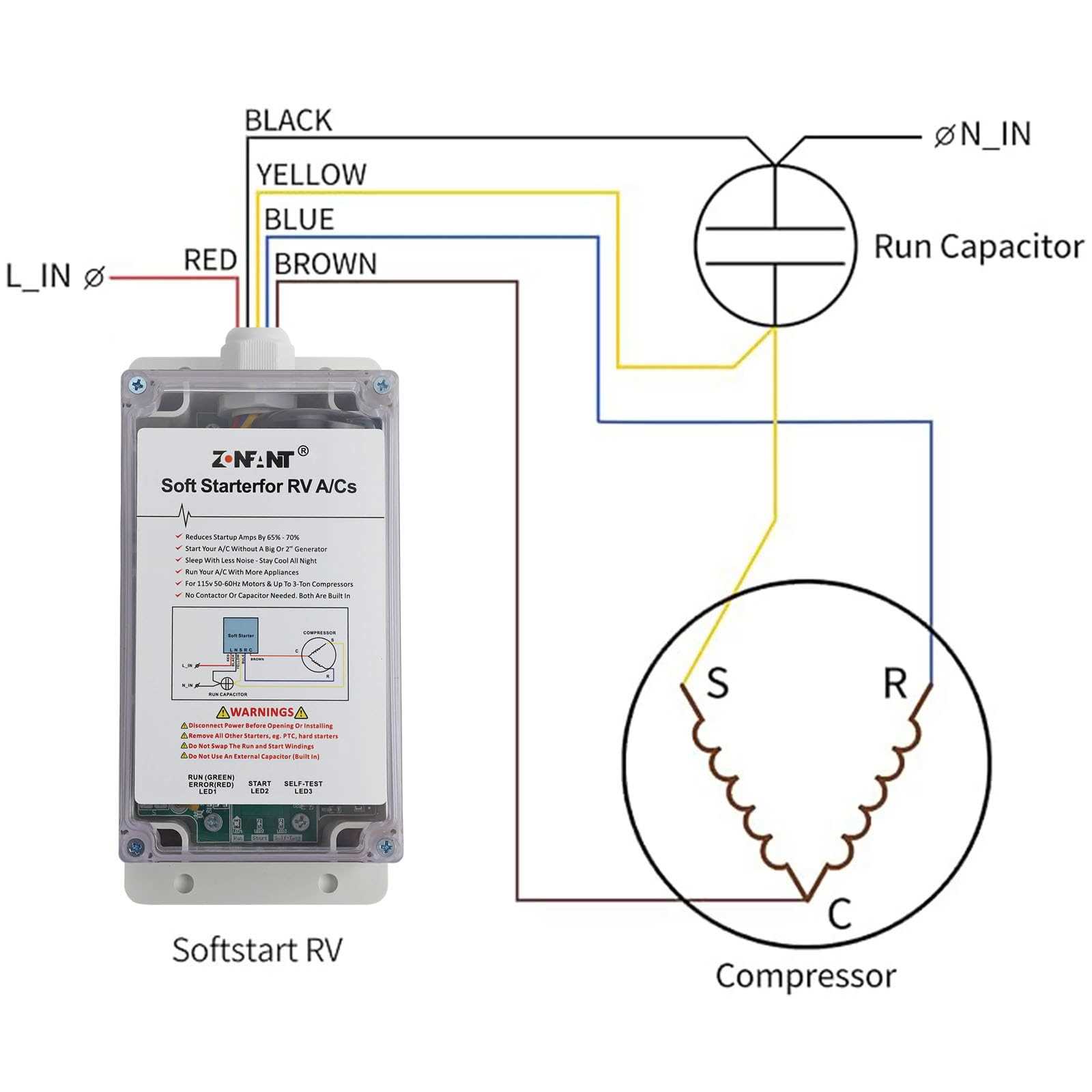 soft start wiring diagram