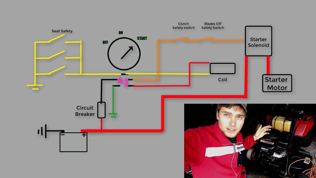 lawn mower key switch wiring diagram