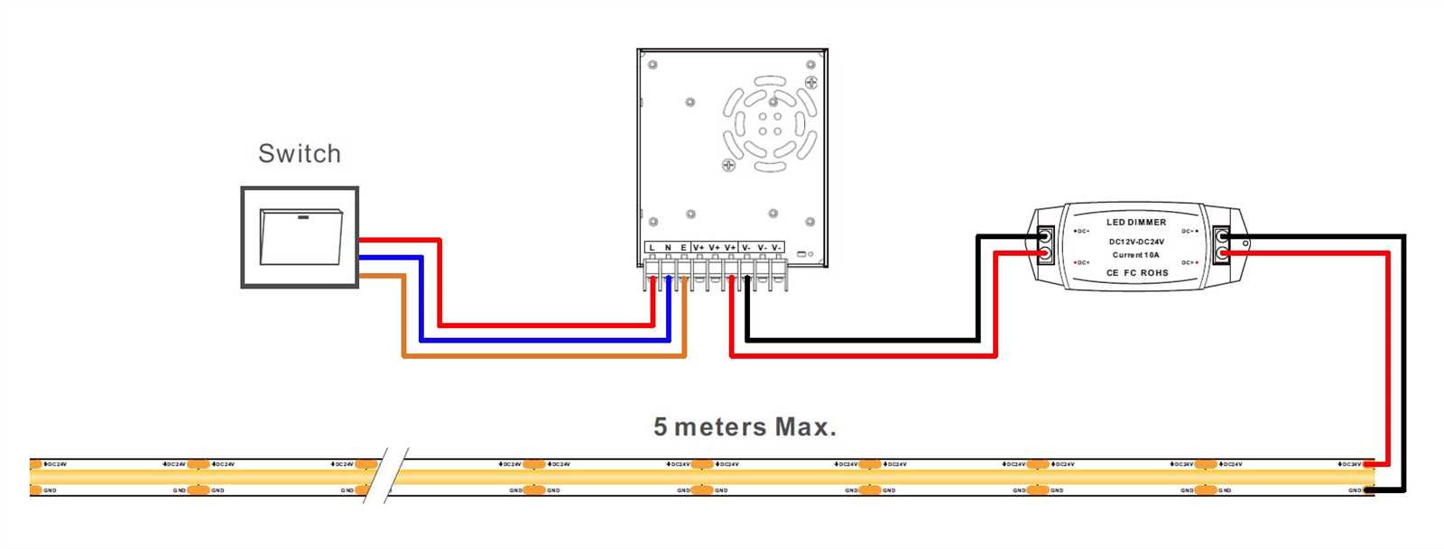 wiring diagram led