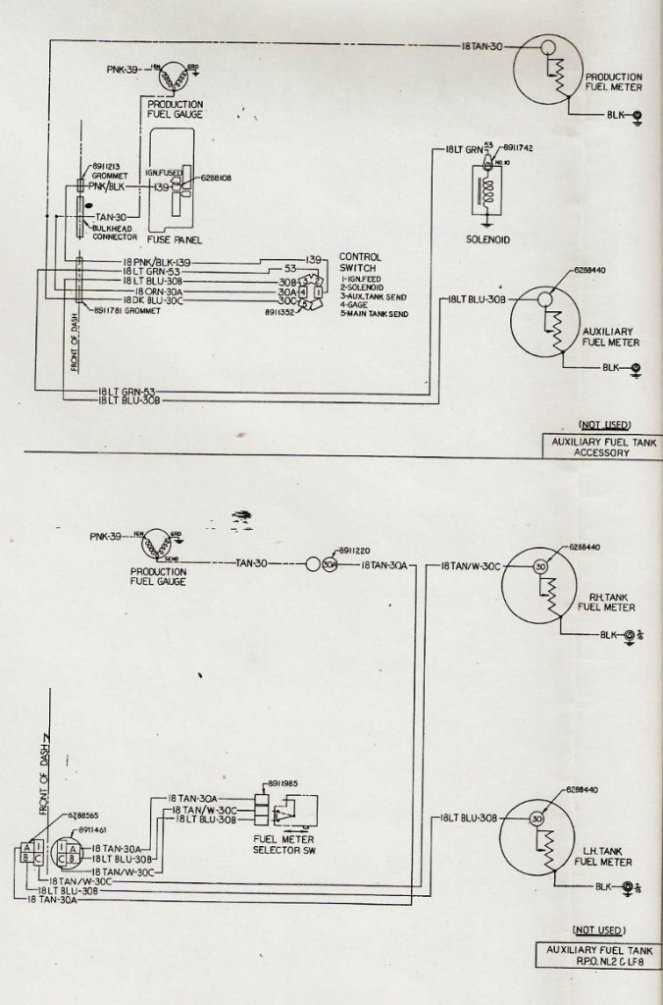 fuel gauge wiring diagram