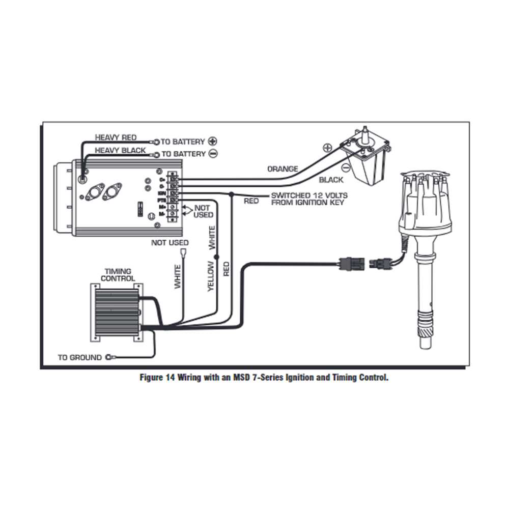 msd pro billet distributor wiring diagram