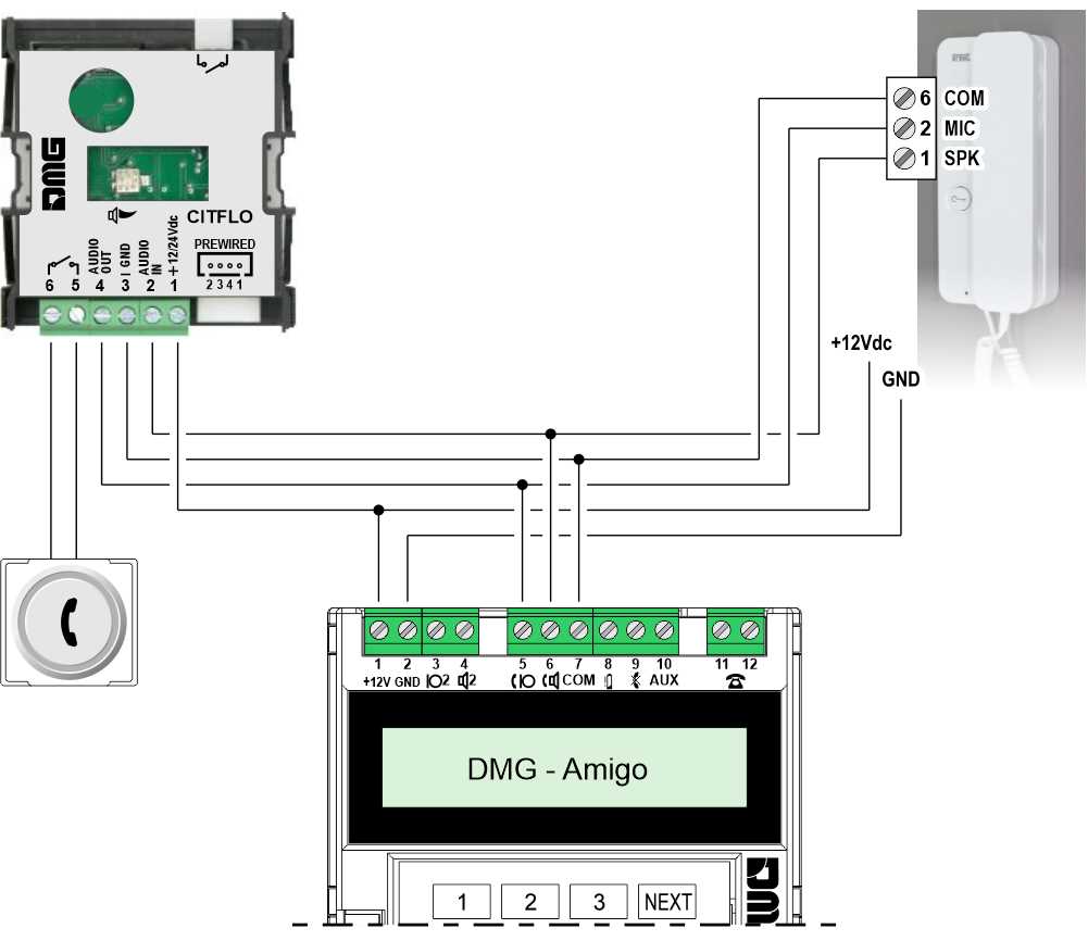 intercom system wiring diagram