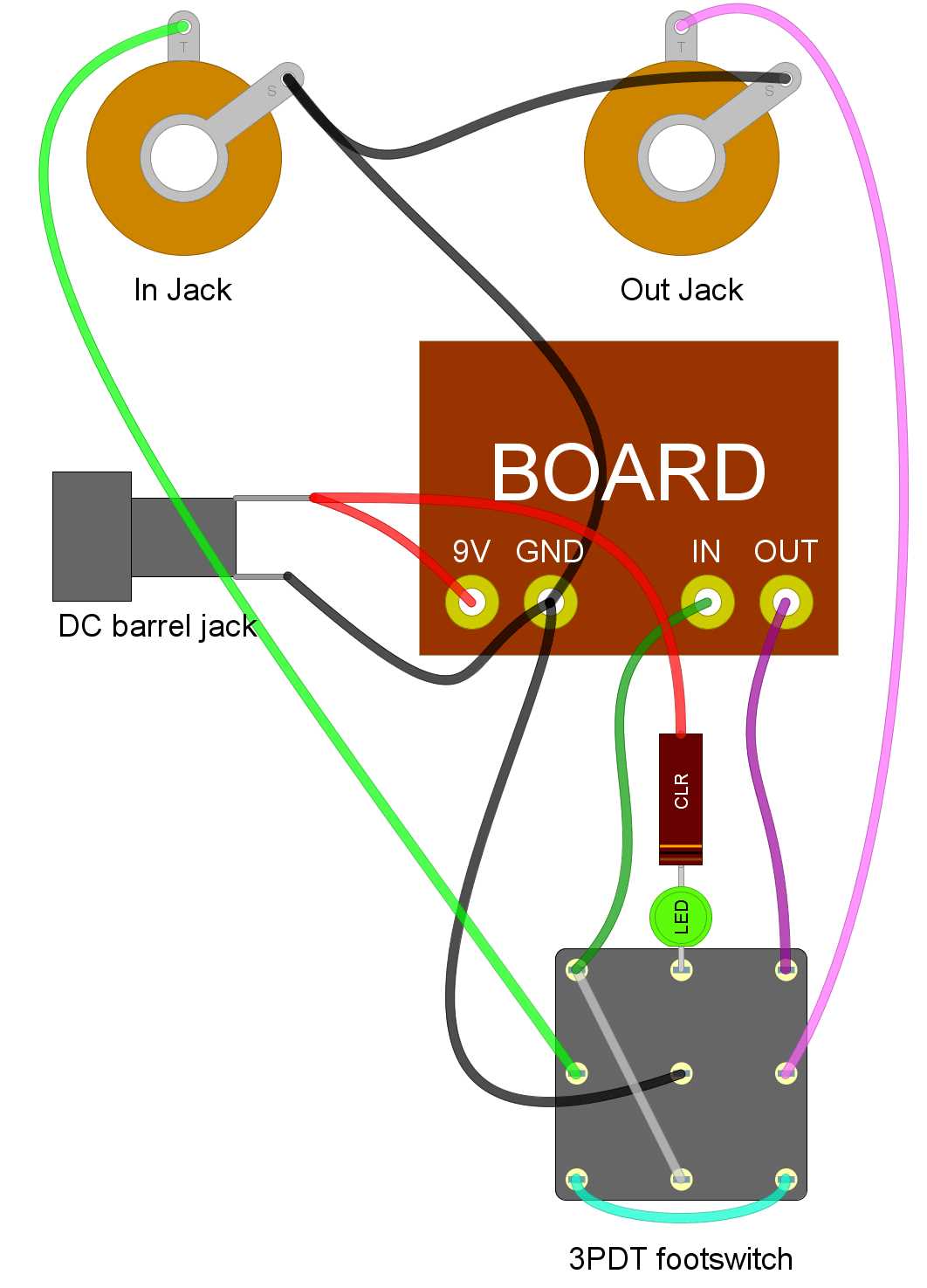 foot pedal wiring diagram