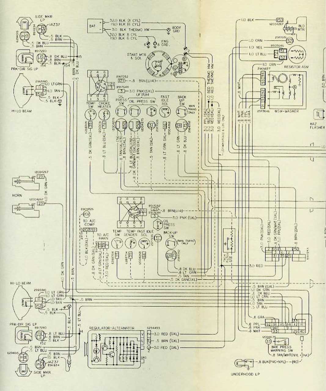 g body headlight wiring diagram