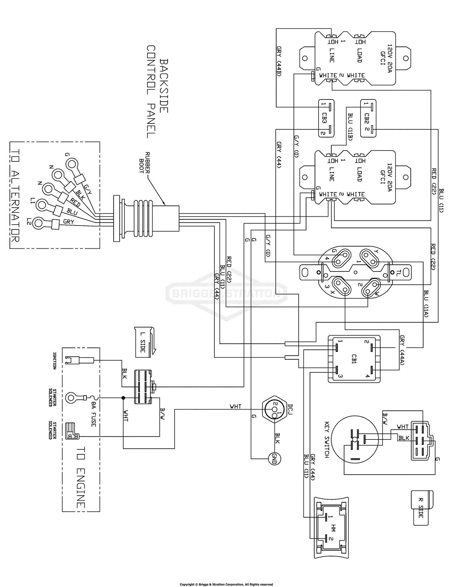 generator wiring diagram