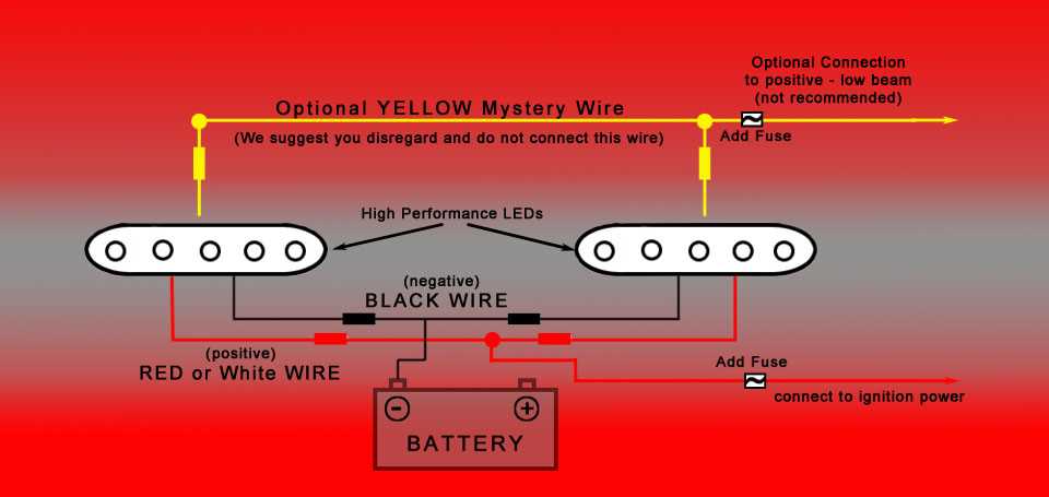 led drl wiring diagram