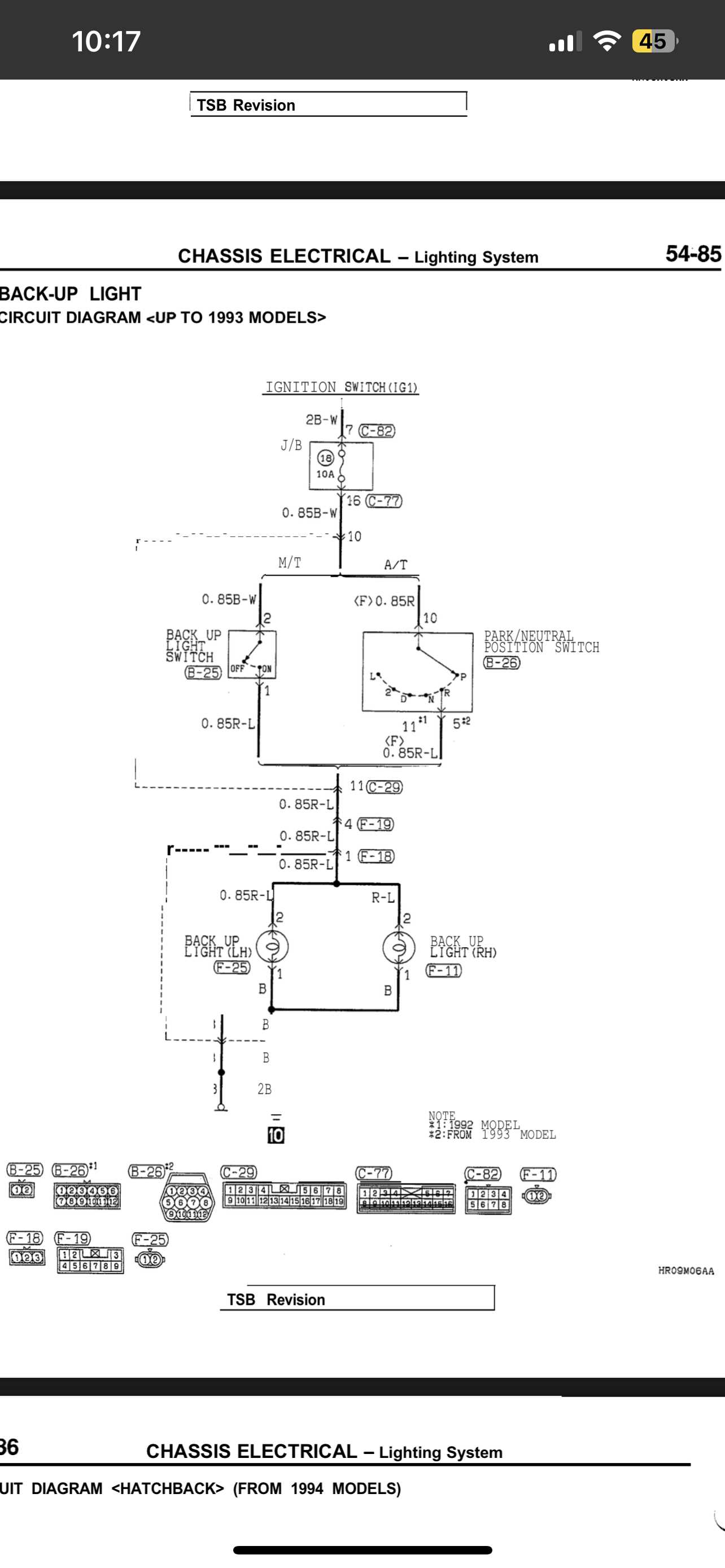 wiring diagram for reverse lights