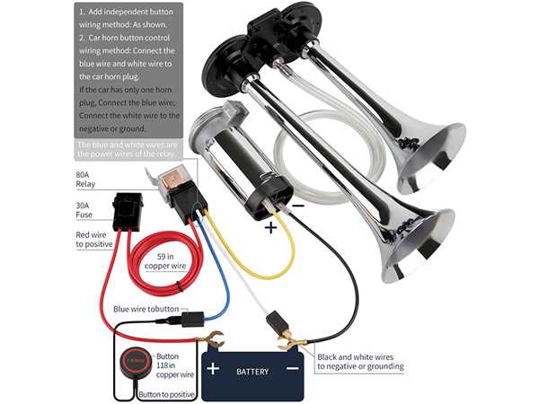 air horn wiring diagram