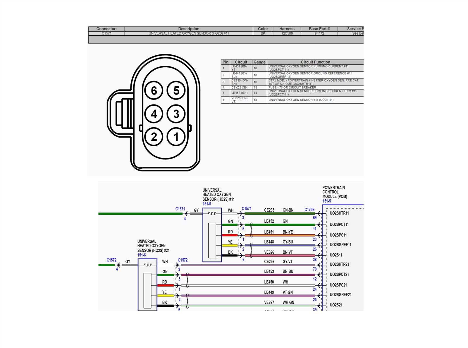 bosch oxygen sensor wiring diagram